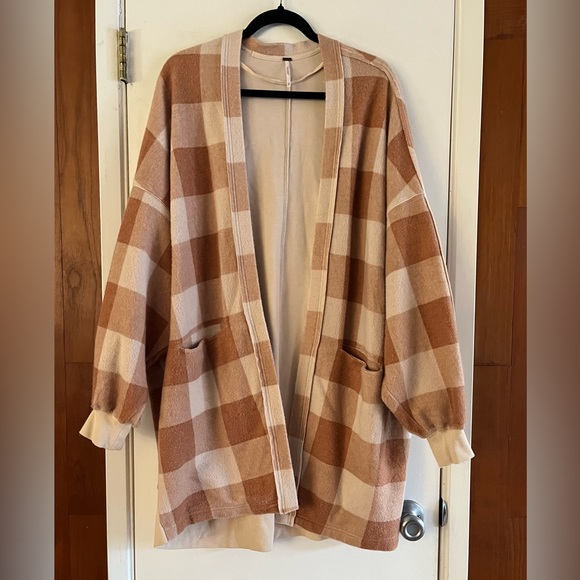 Free People Benji Cardi Camel Combo - Picture 2 of 7